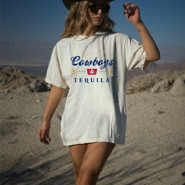 Cowboys and Tequila Graphic Tee