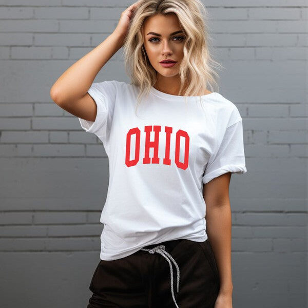 Ohio Red Varsity BC Short Sleeve Tee
